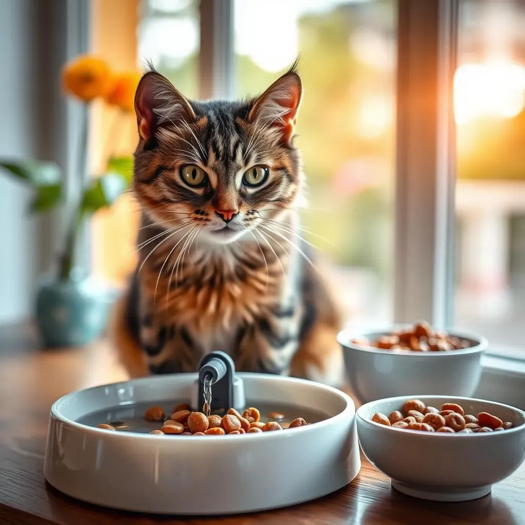 Accessoires et aliments pour une meilleure hydratation des chats en été