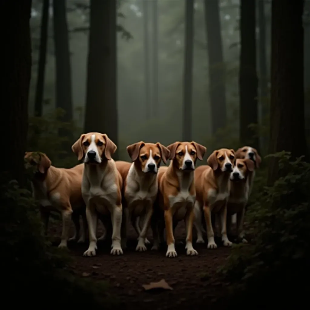 Chien de Chasse en Meute