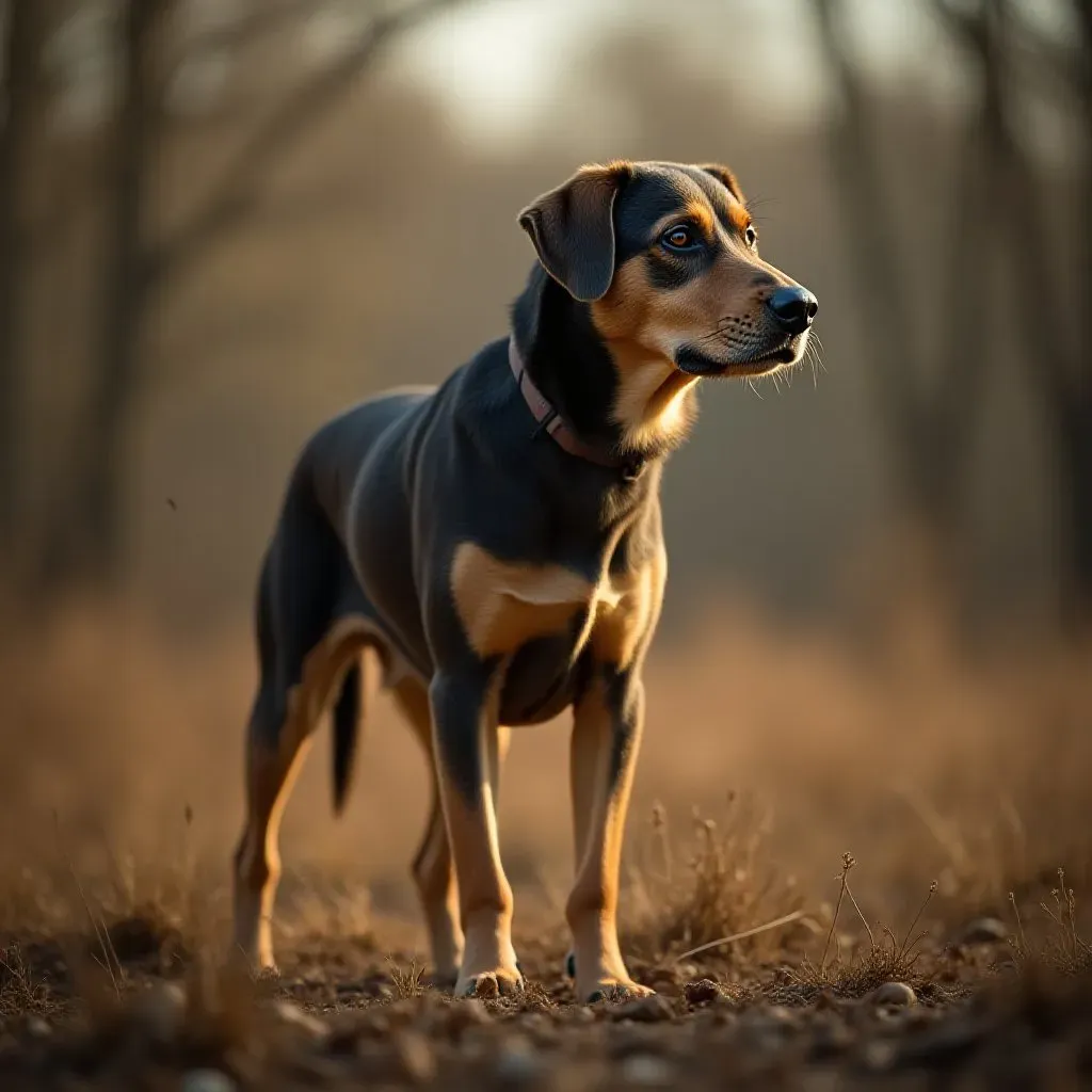 Chien de chasse trouvé 