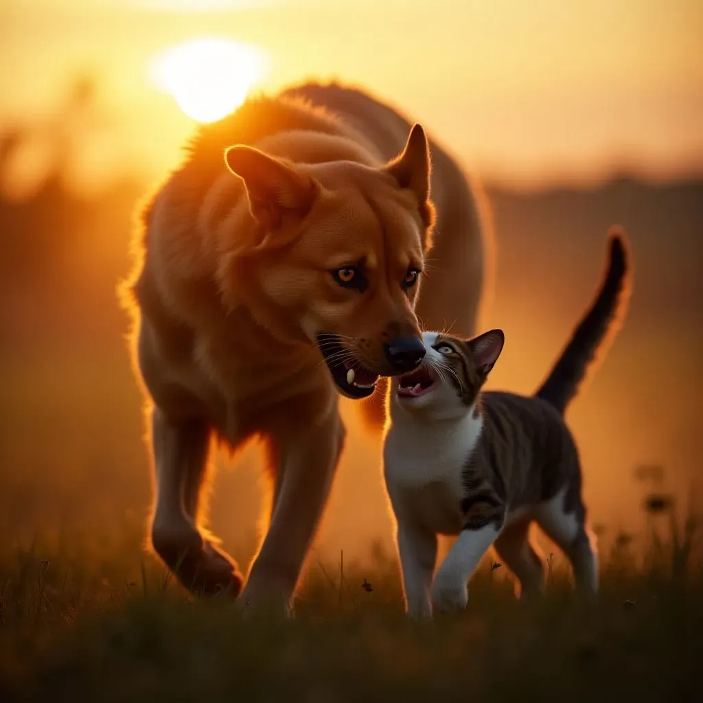 Chien de chasse tue chat 