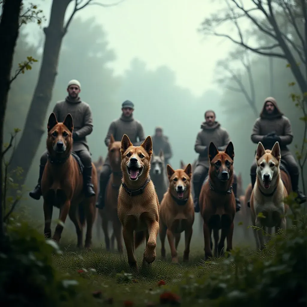 Chiens de Chasse au Moyen Âge