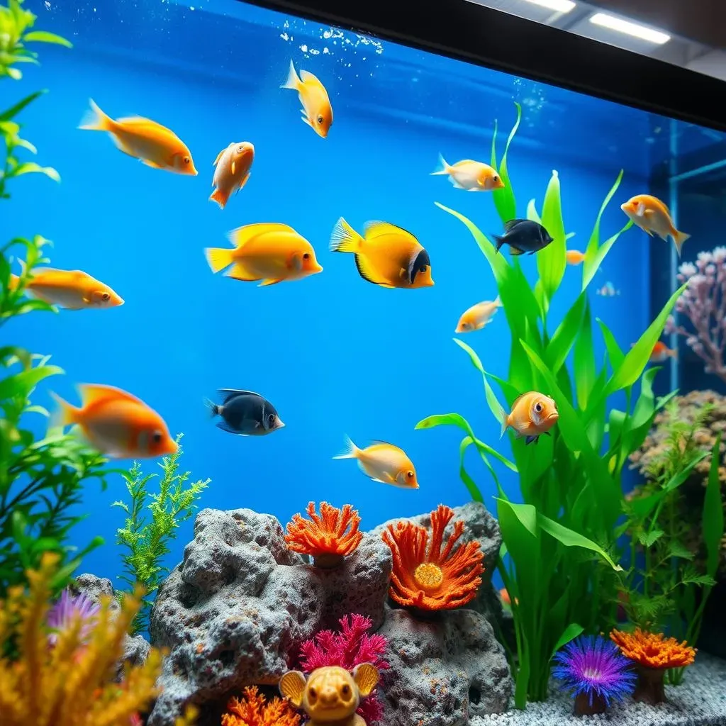 Choisir la décoration d'aquarium adaptée aux poissons tropicaux