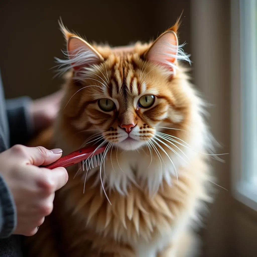 Comment brosser efficacement un chat à poils longs ?
