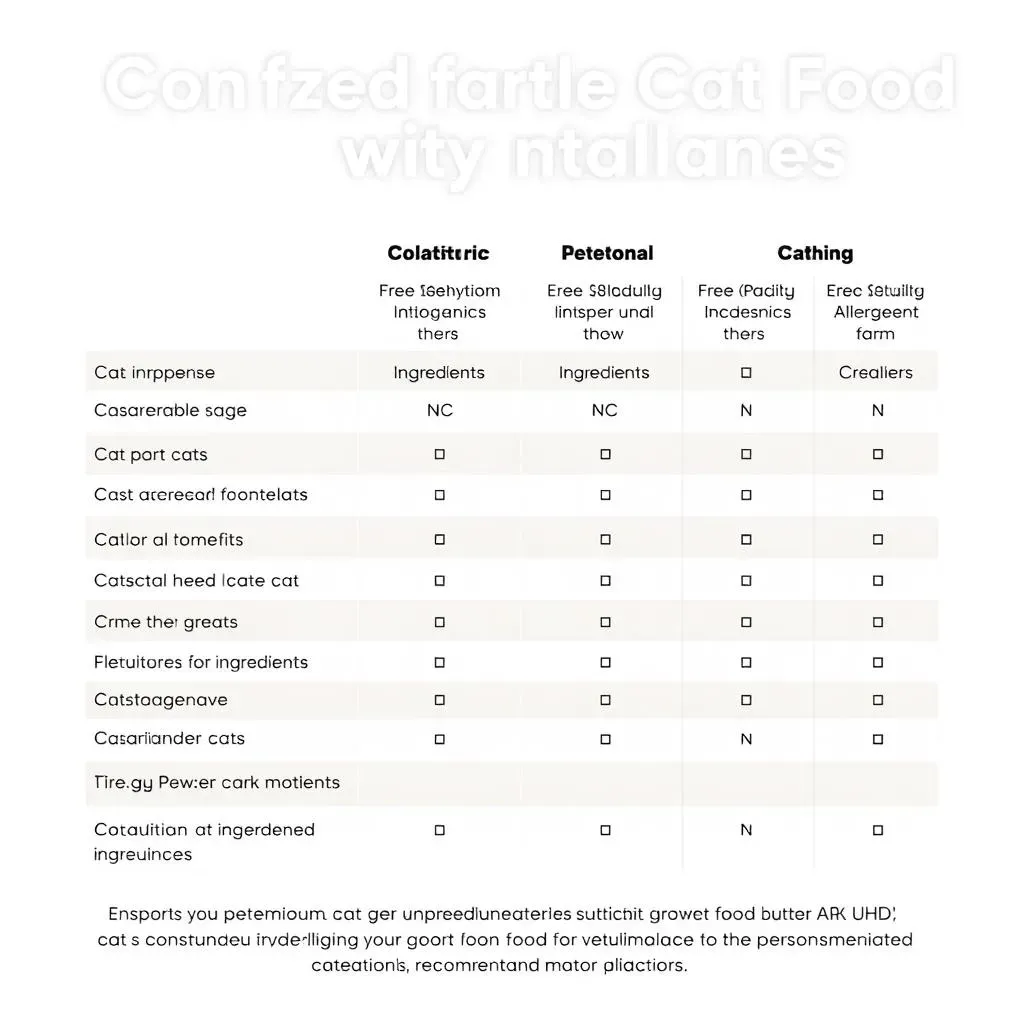 Comparatif de pâtées pour chats avec intolérances : Quels sont les facteurs à prendre en compte