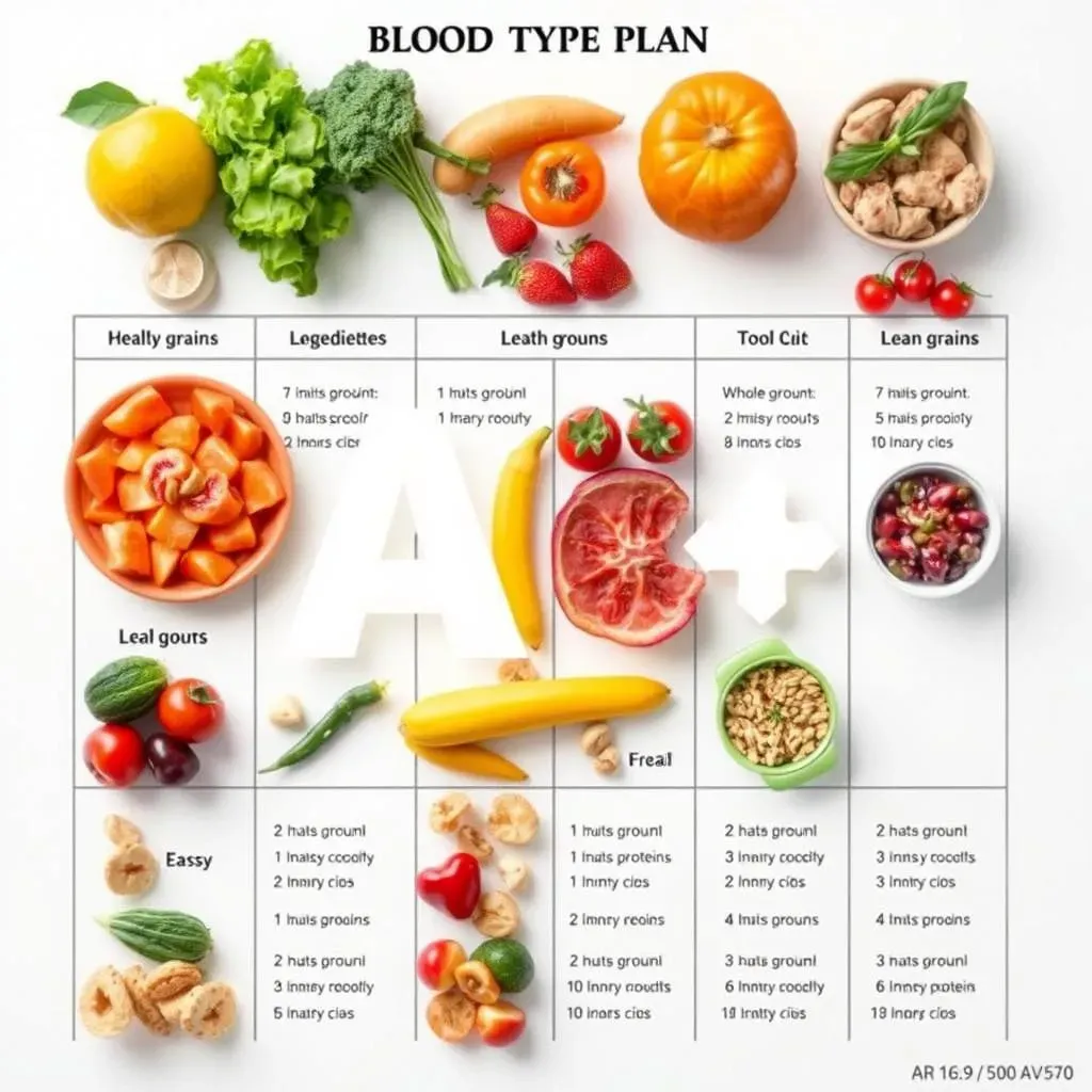 Comprendre l'alimentation pour groupe sanguin A+