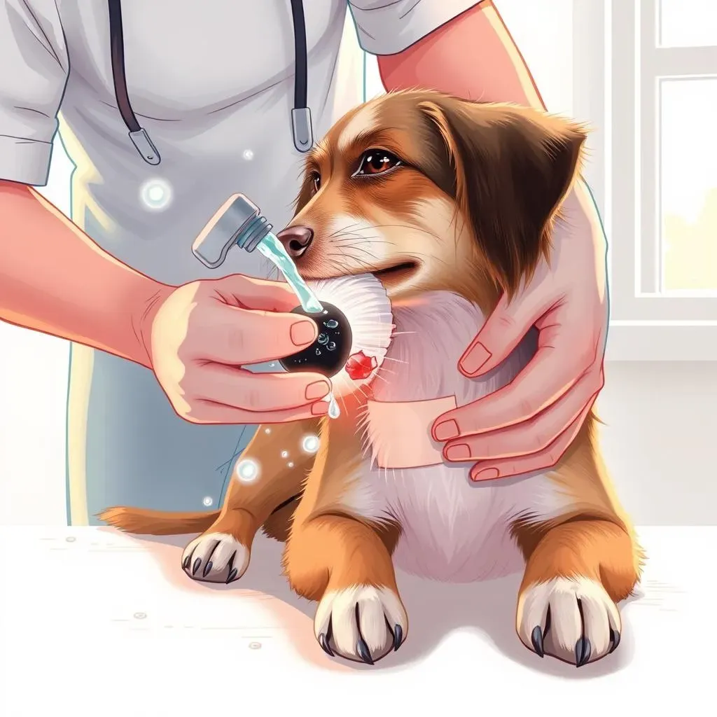 Comprendre le traitement des blessures mineures chez les chiens