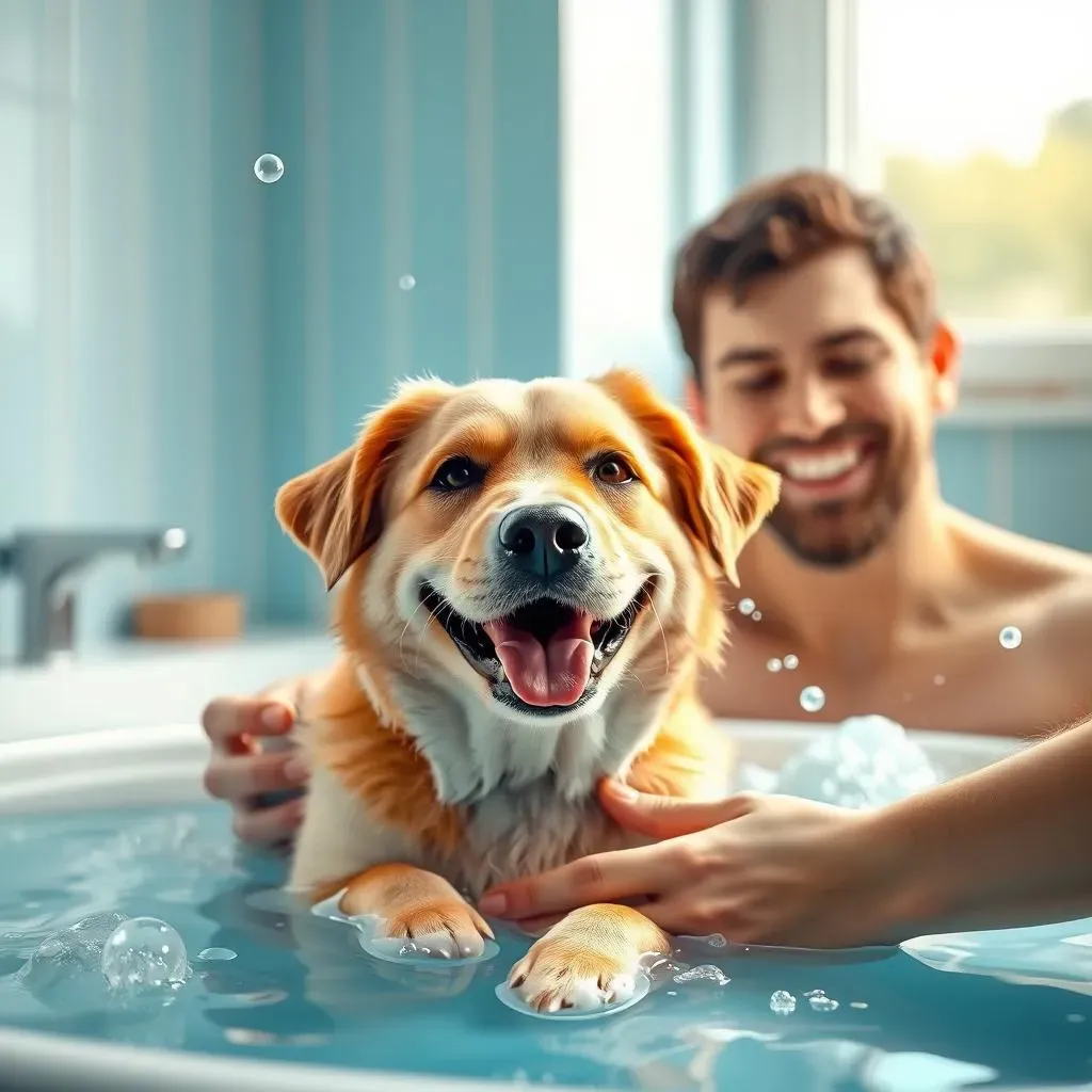 Conseils pour un bain sans stress et un chiot propre