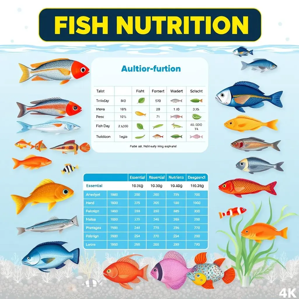 Conseils pour une alimentation de poisson équilibrée