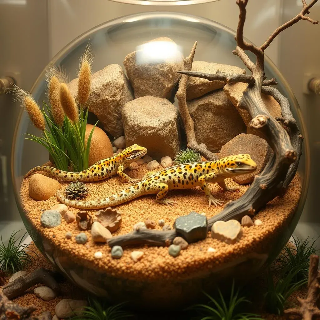 Créer un Environnement Naturel dans le Terrarium Adapté aux Geckos Léopards