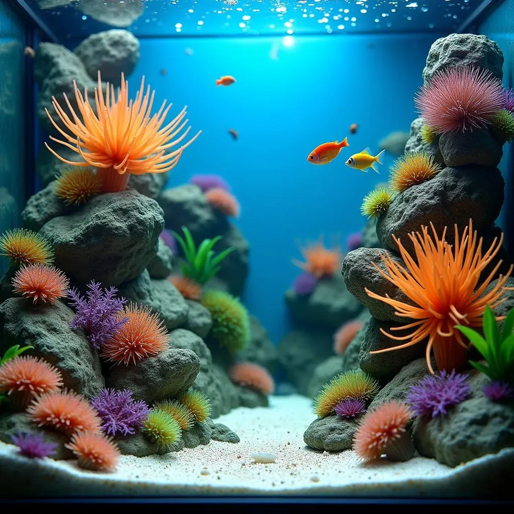 Créer une décoration d'aquarium unique pour vos poissons tropicaux