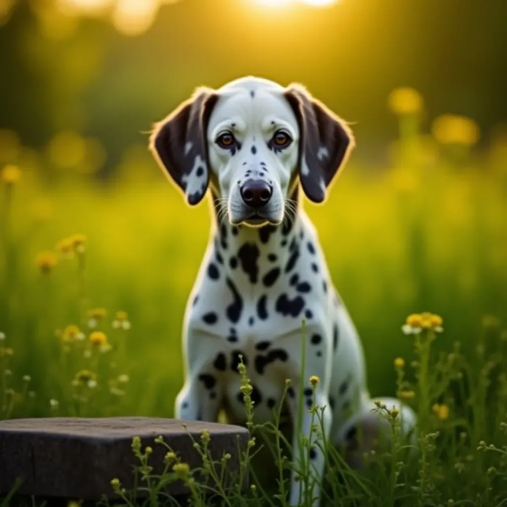 Dalmatien chien de chasse 
