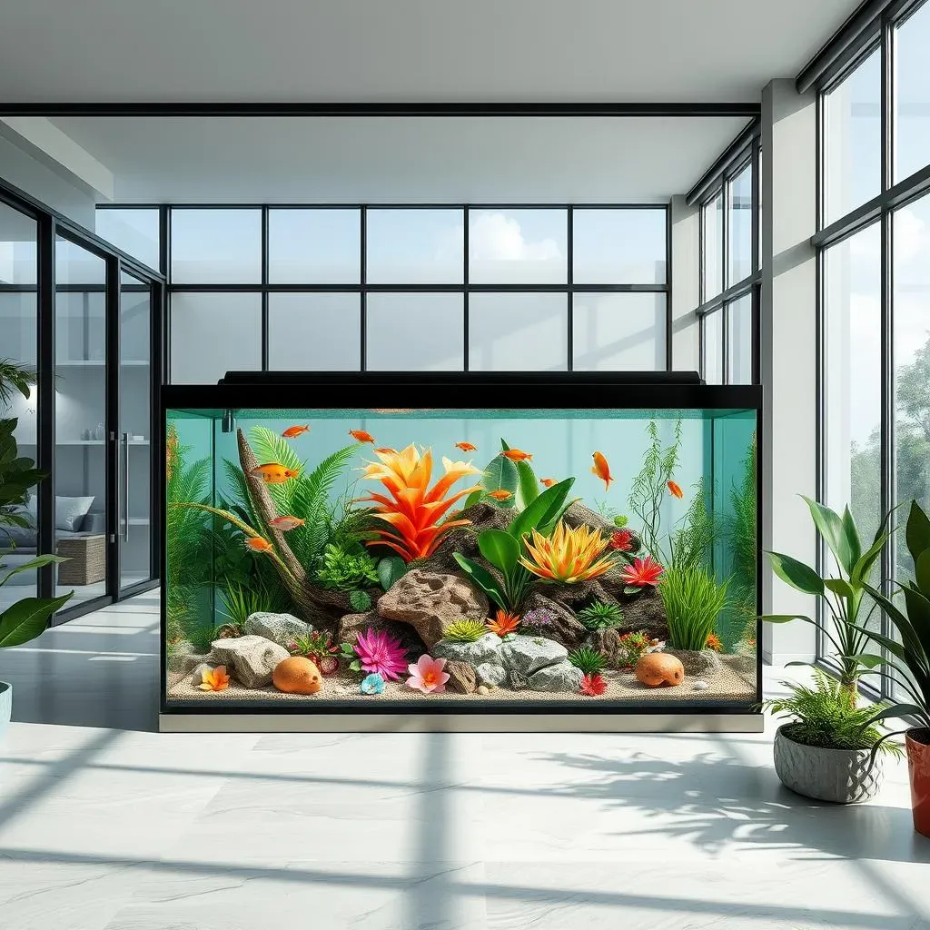 La décoration d’aquarium adaptée aux poissons tropicaux