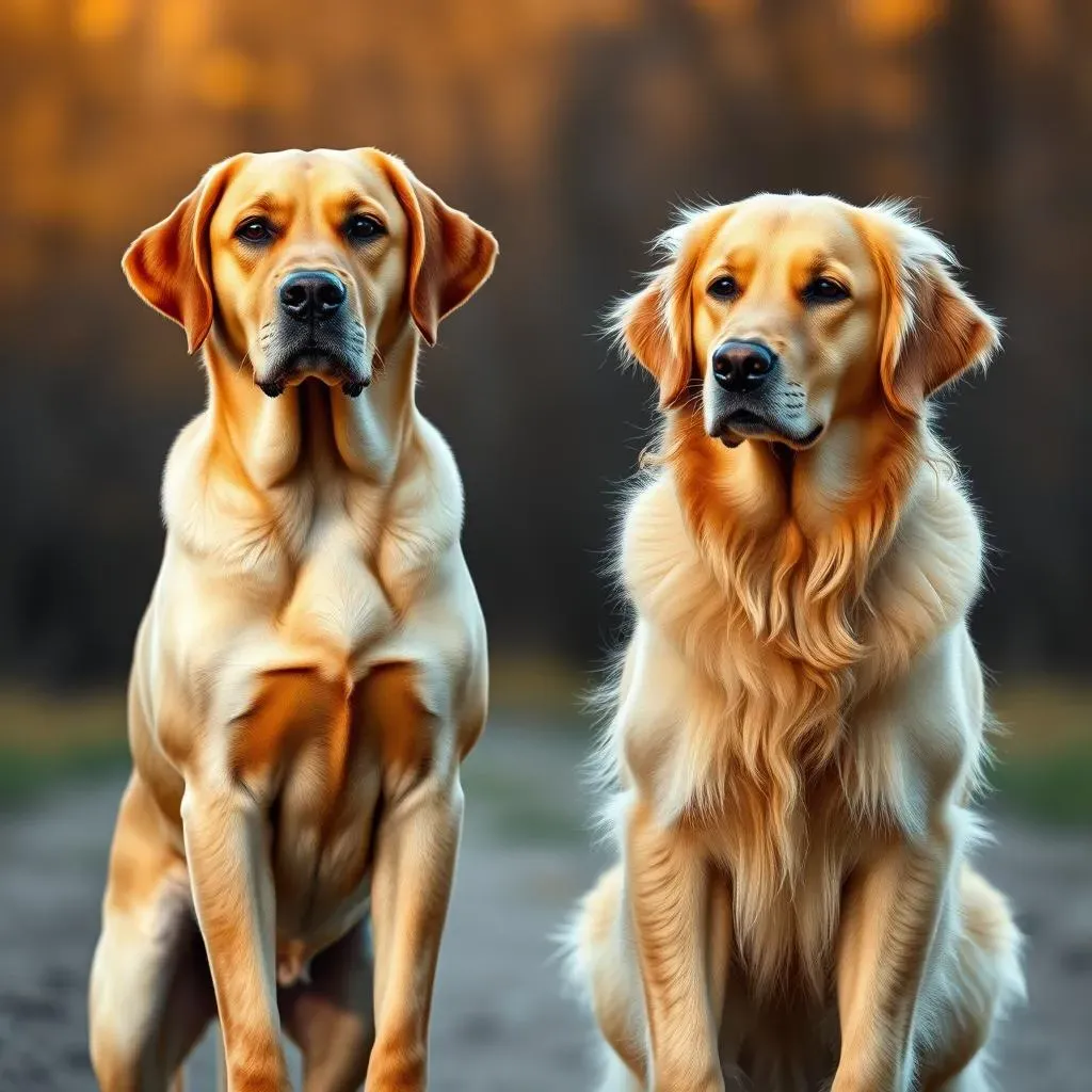 Différences entre Labrador et Golden Retriever : Caractéristiques physiques