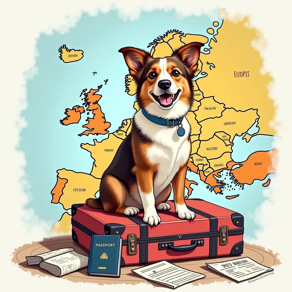 Documents nécessaires et checklist pour voyager avec un chien en Europe