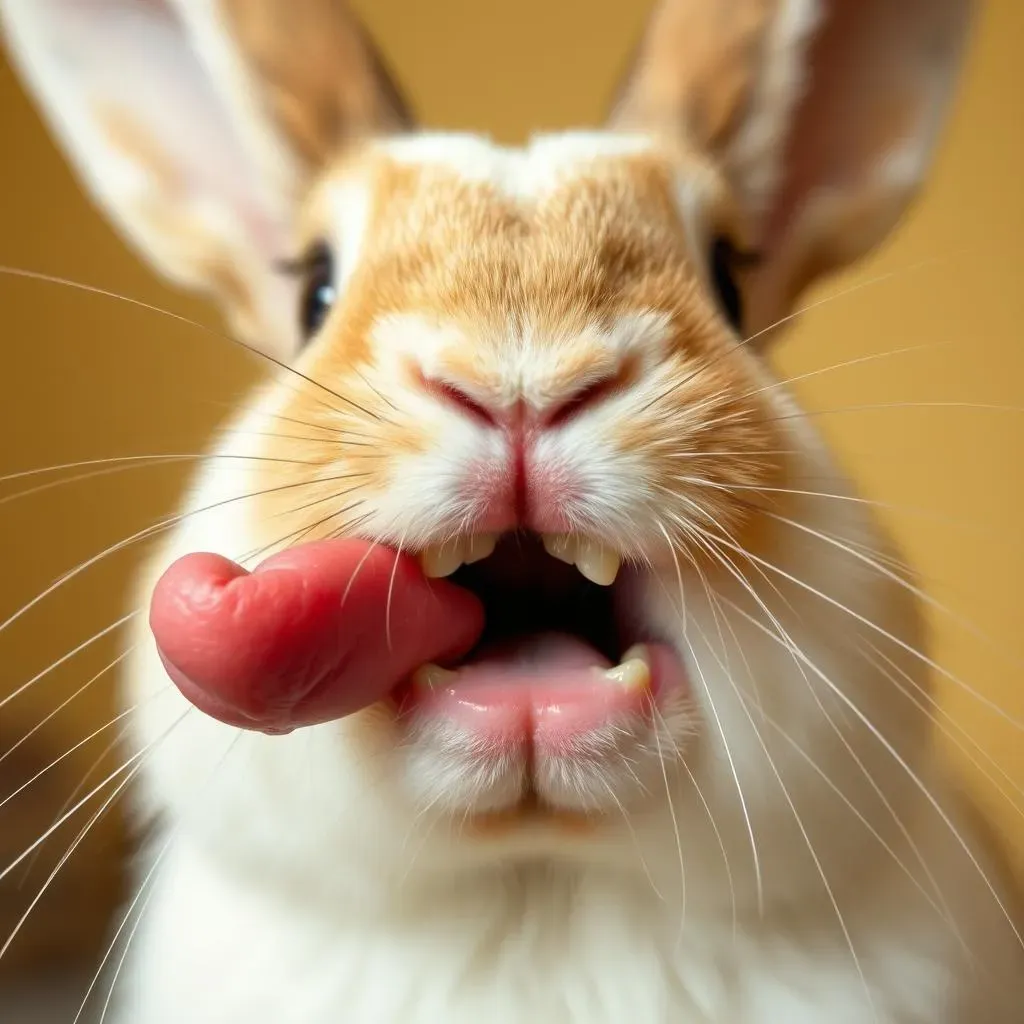 Secret entretien des dents de lapin domestique