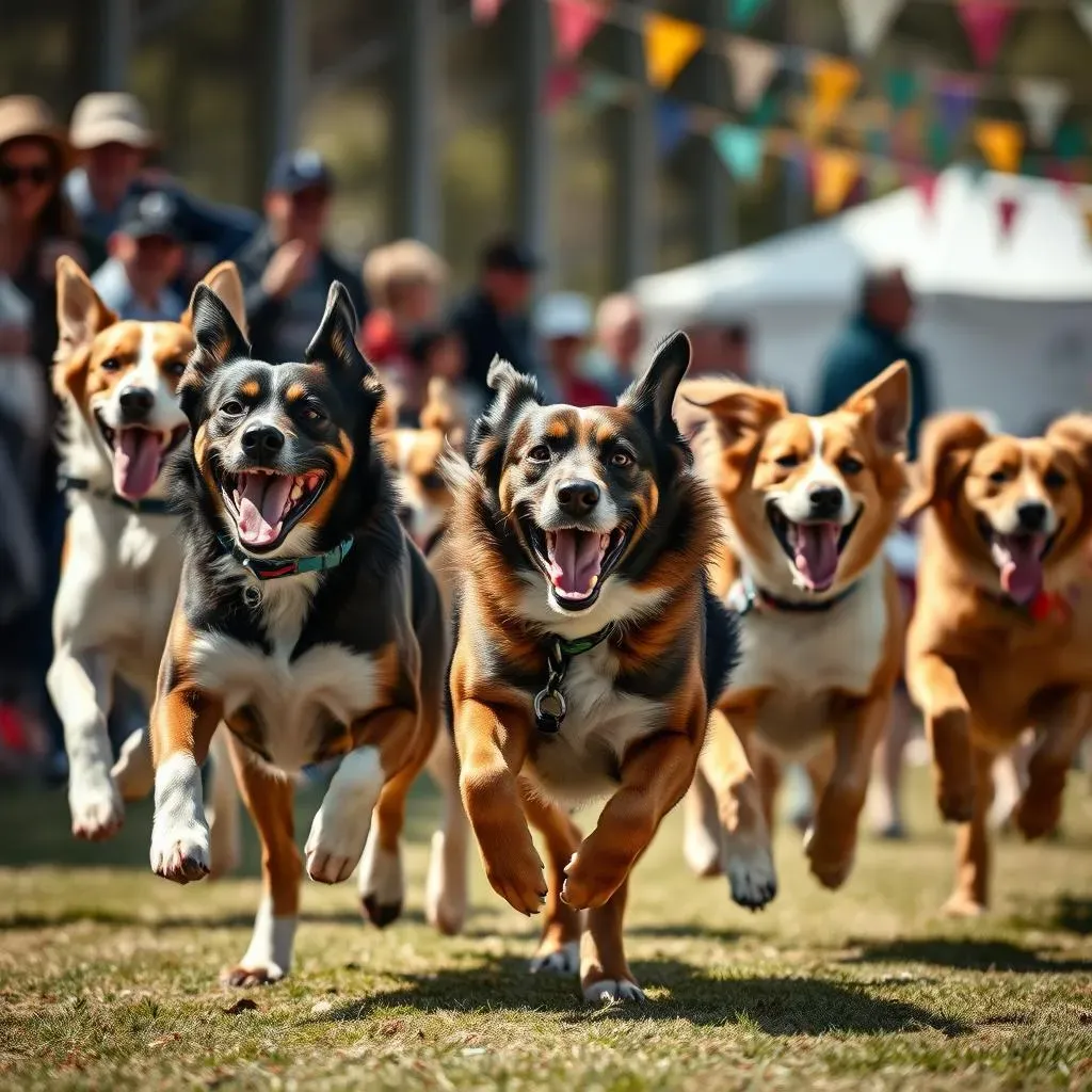 Formation et compétitions en flyball pour chiens sportifs