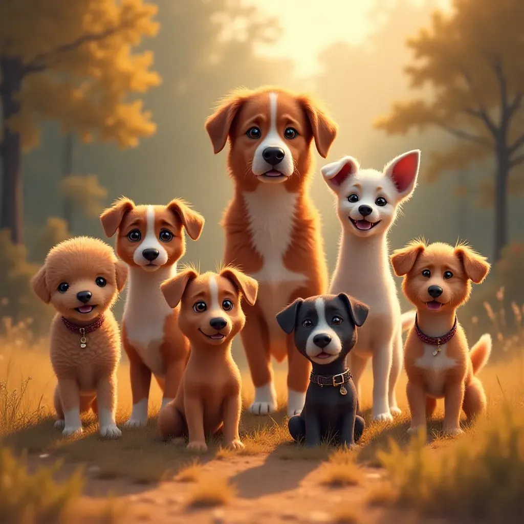 Les 6 chiens 