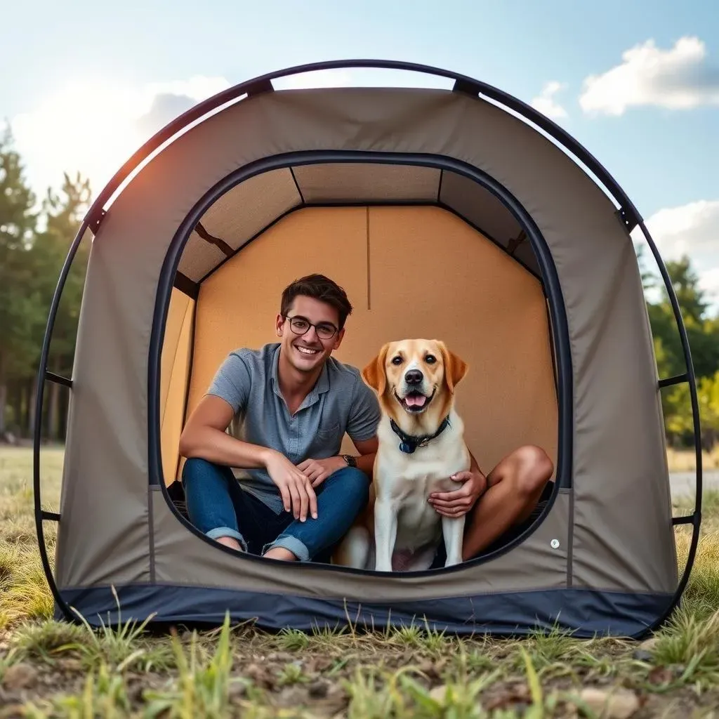 Les avantages des niches pliantes pour camping avec chiens