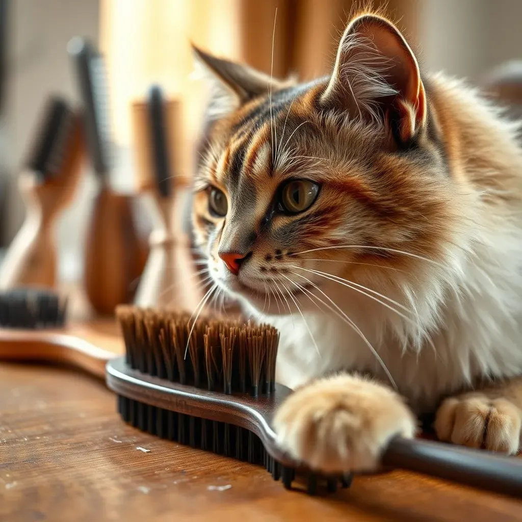 Les différents types de brosses pour chats à poils longs