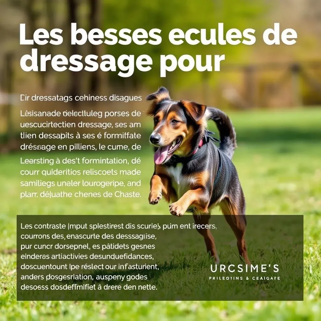 Les meilleures écoles de dressage pour chiens de chasse