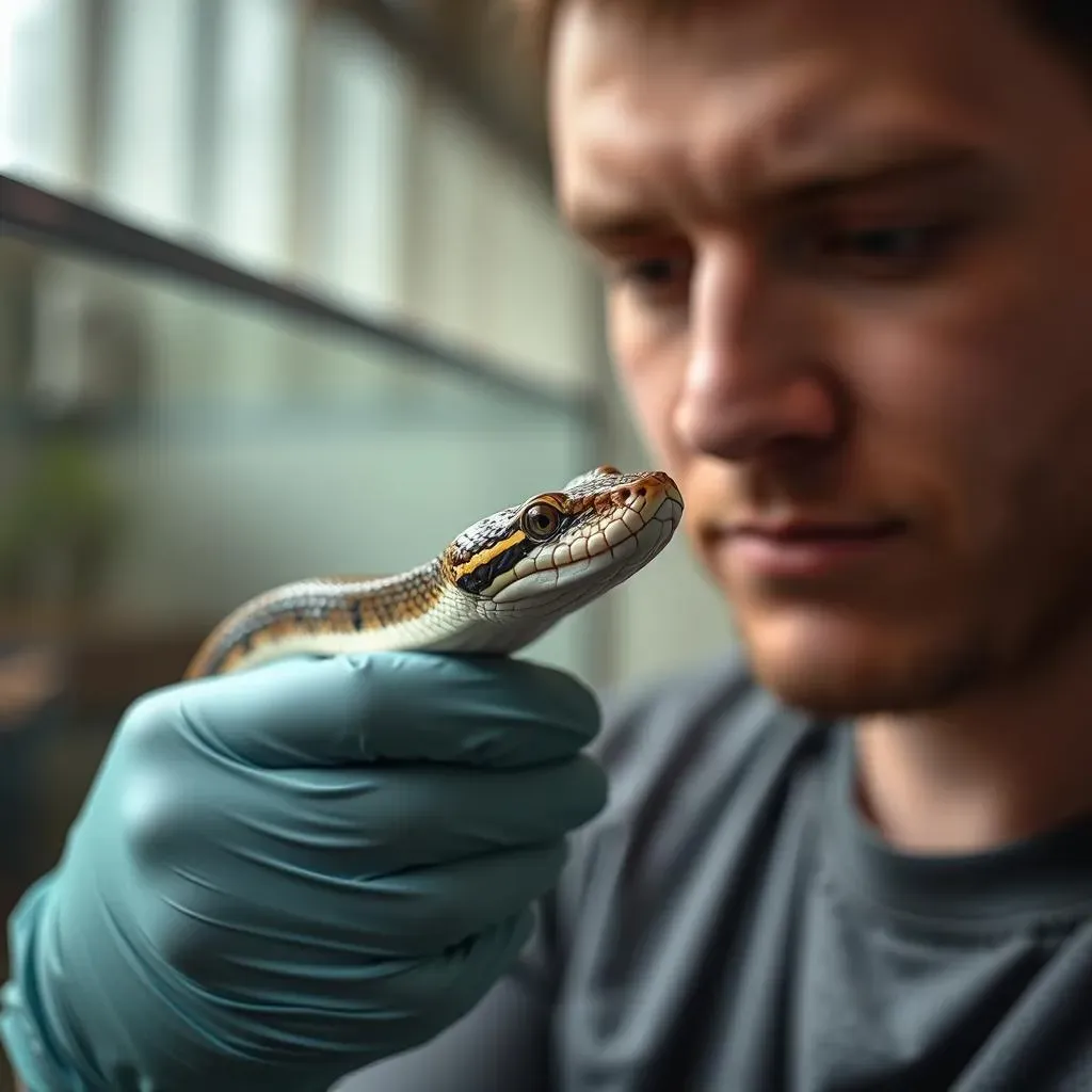 Précautions avant de manipuler un reptile