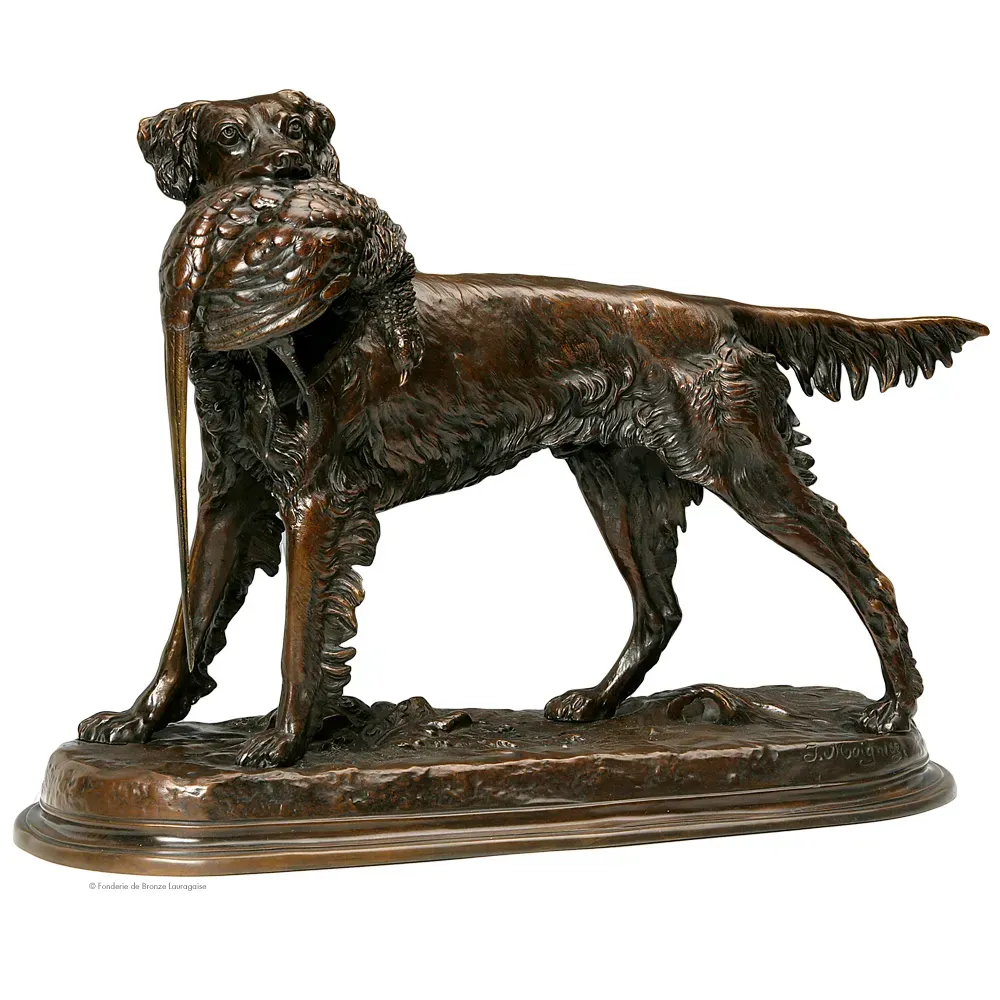 Prendre soin de votre chien de chasse en bronze