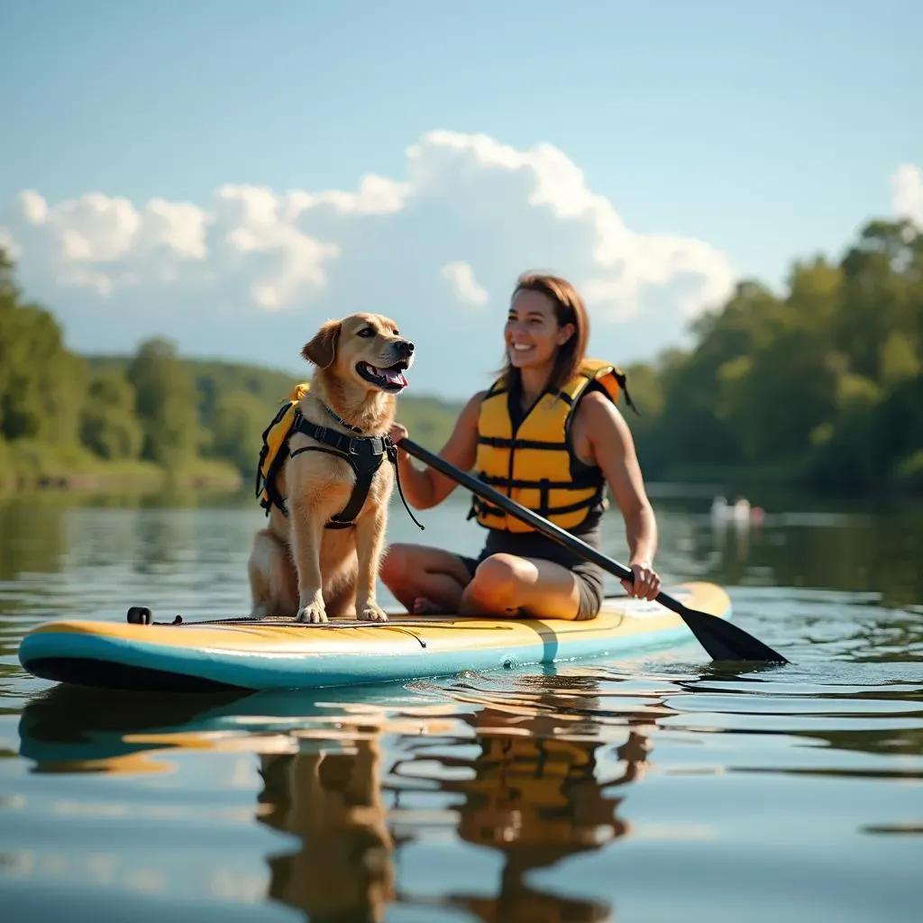 Préparation et Sécurité pour le Paddle Board Avec Son Chien