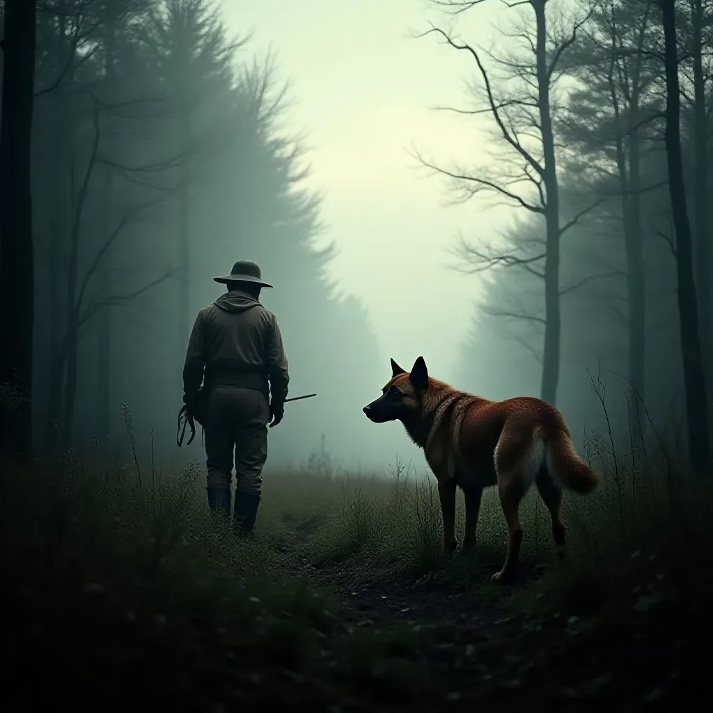 Promener son chien de chasse sans laisse