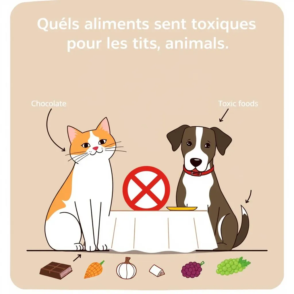 Quels aliments sont toxiques pour les animaux de compagnie