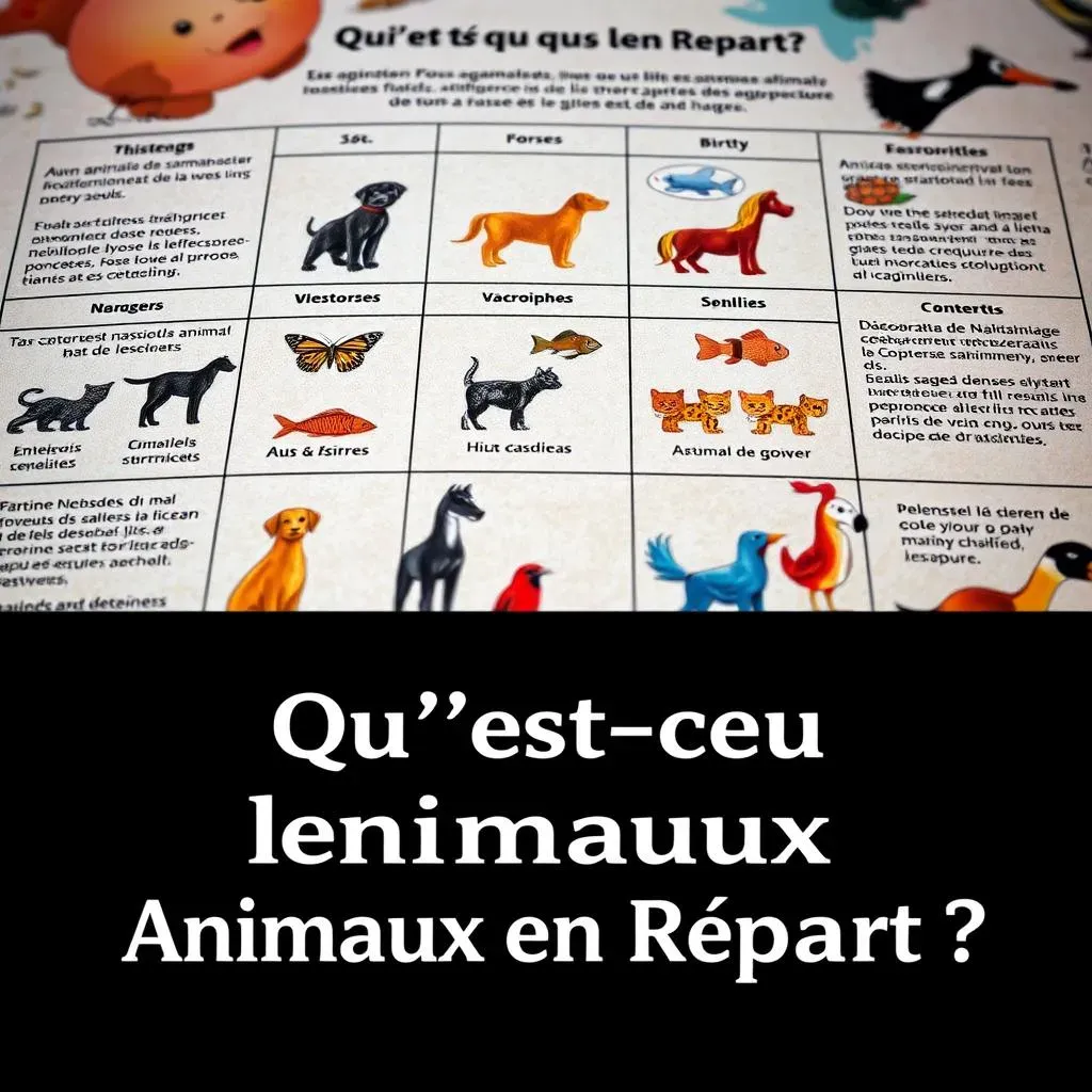 Qu'estce que les Animaux en Rapport ?