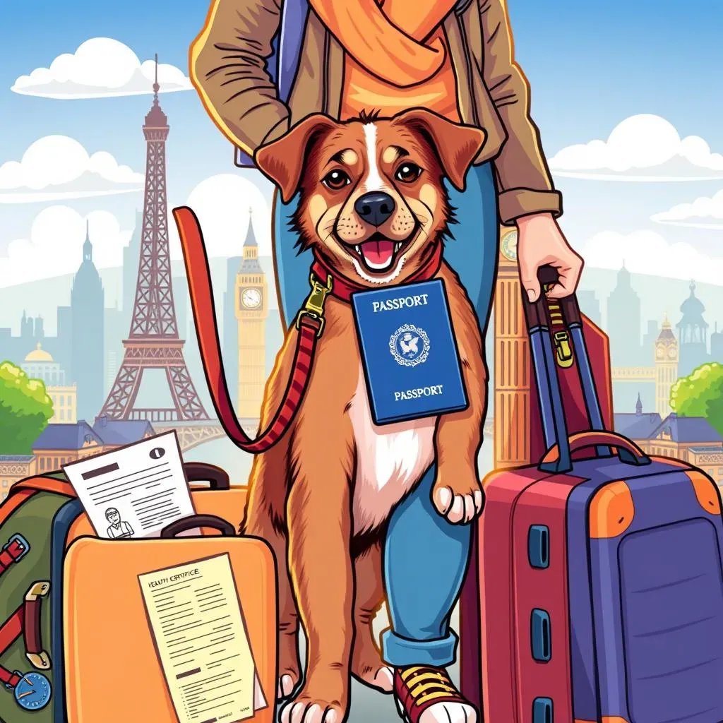 Réglementation pour voyager avec un chien en Europe : Les documents nécessaires