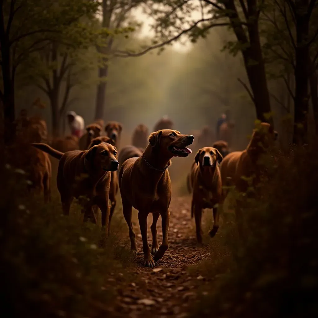 Tableaux de Chiens de Chasse 