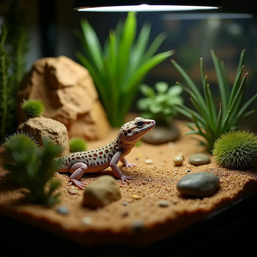 Créez un terrarium adapté aux geckos léopards pour une expérience réussie