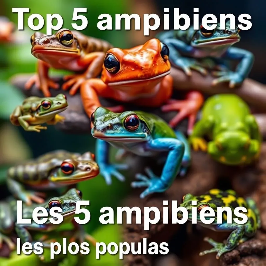 Les 5 amphibiens les plus populaires comme animaux de compagnie